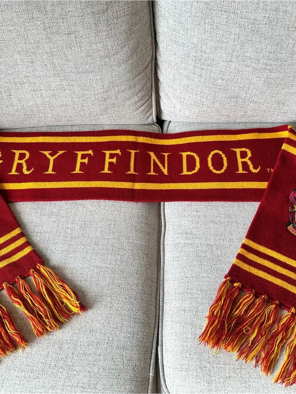 Harry Potter Gryffindor scarf double sided